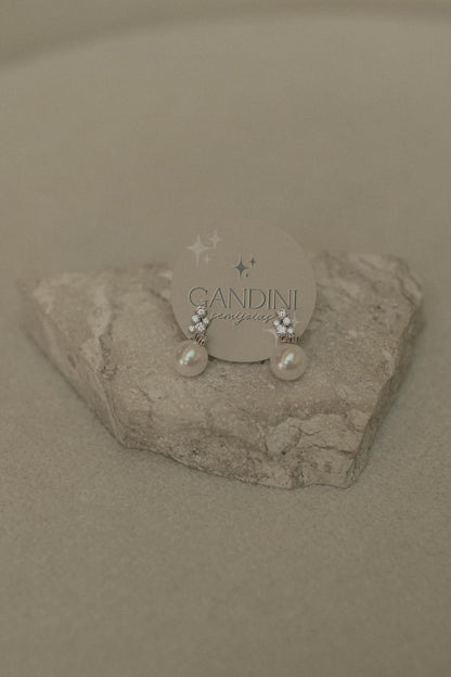 Brinco Mini Constelação Ródio Branco