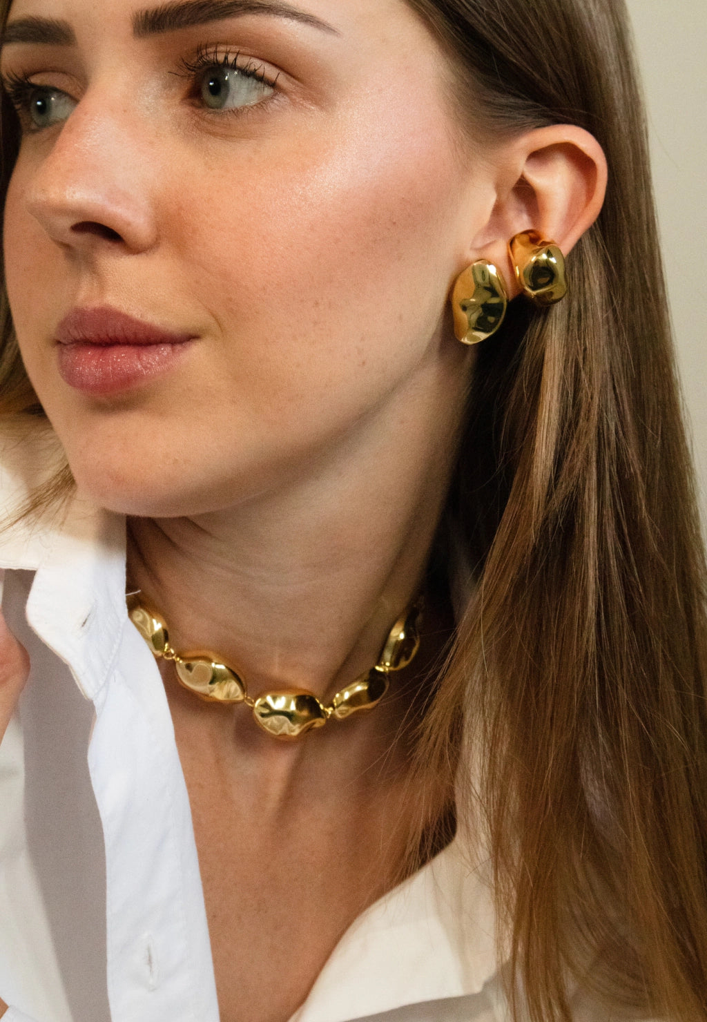 Piercing Poésie Dourado