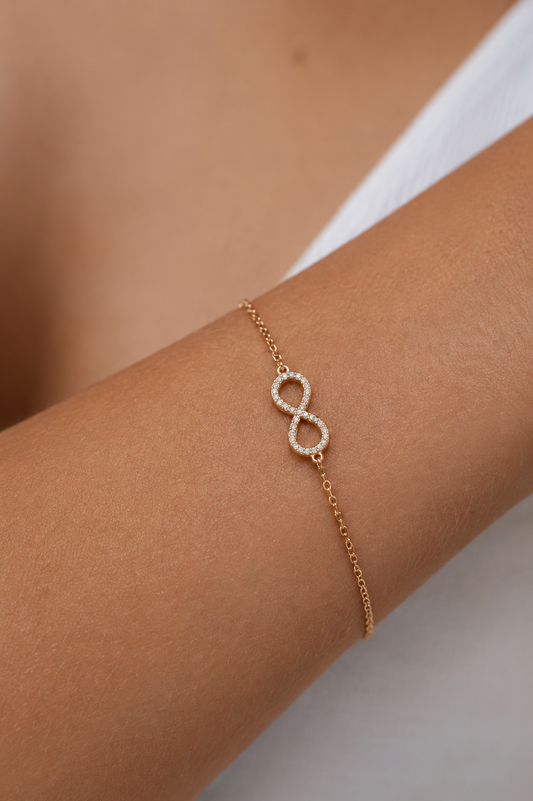 Pulseira Infinito Cravejado