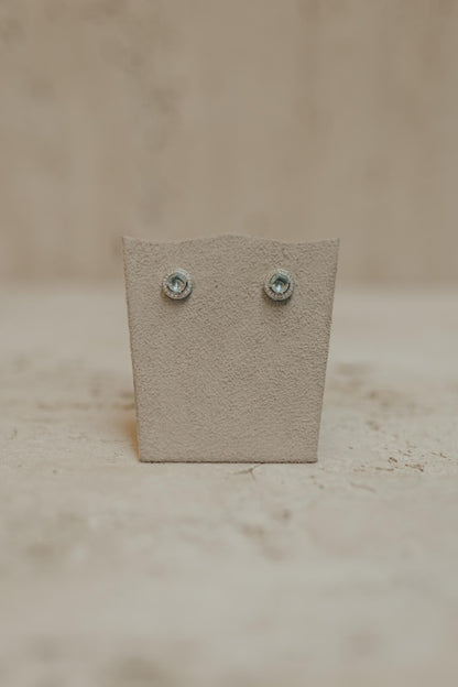 Brinco Ponto de Luz Princesa Ródio Branco