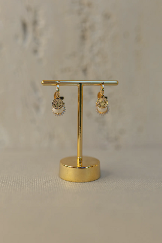Brinco Argola Charms Dourado