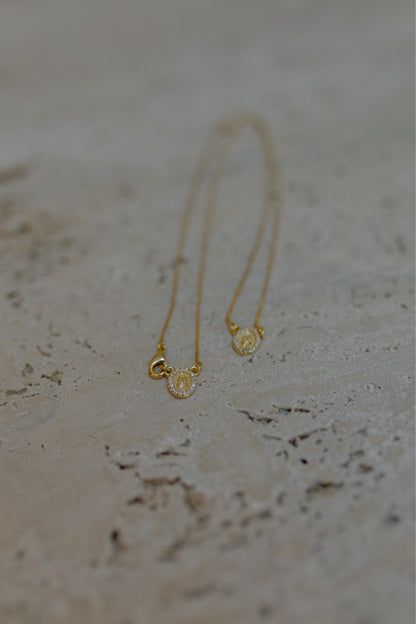 Colar Escapulário Nossa Senhora das Graças Dourado