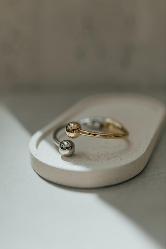 Bracelete de Bolas Liso Mix de Banhos