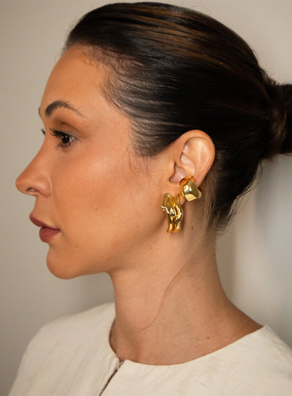 Brinco Argola Poésie Dourado