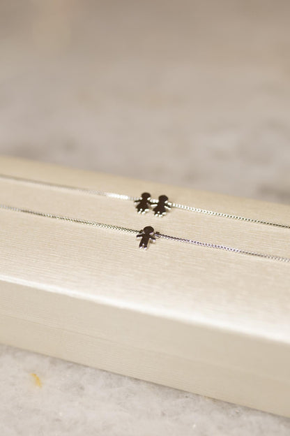 Pulseira Filhos Ródio Branco