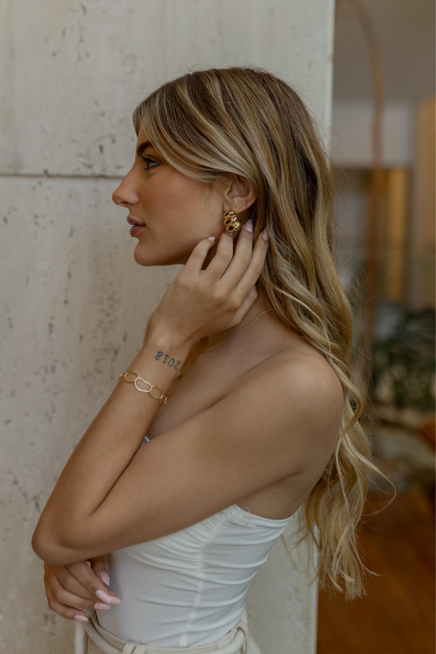Pulseira Elos Orgânicos Dourado