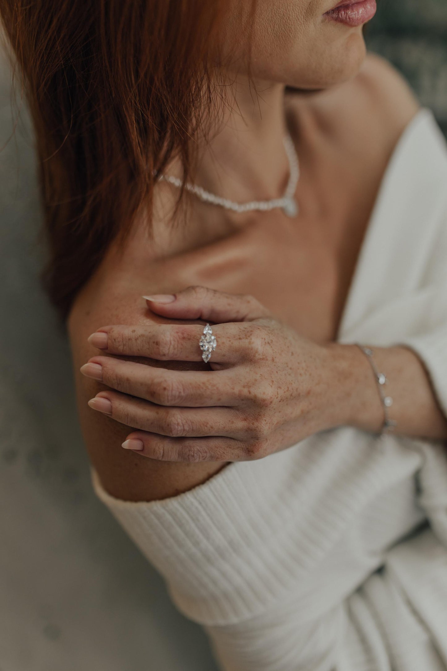 Anel Solitário Princesa Prata 925 Ródio Branco