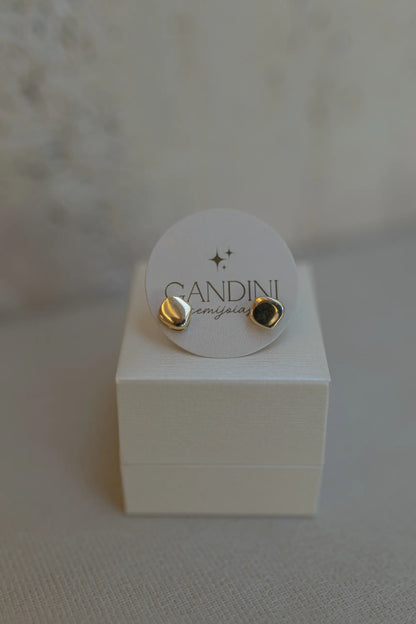 Brinco Orgânico Liso Dourado M