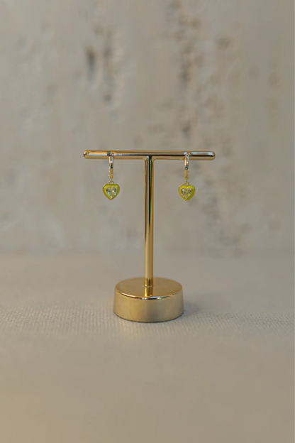 Brinco Argola Esmaltada Dourada