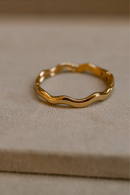 Bracelete Ondas Dourado