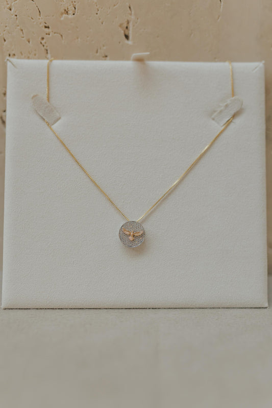 Colar Cravejado Divino Espírito Santo