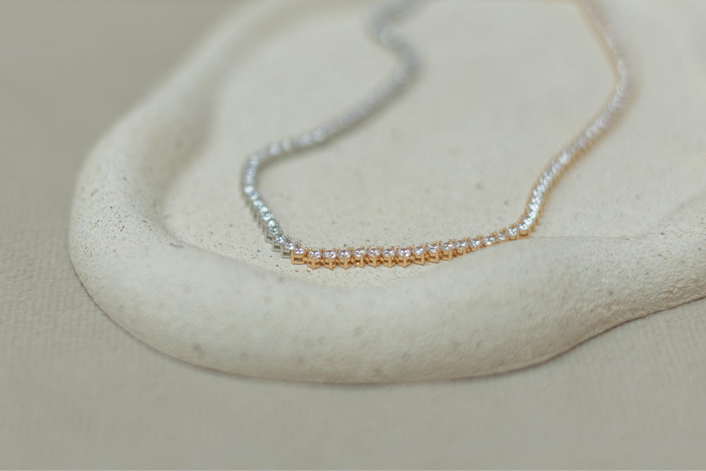 Colar Riviera 3mm 40cm Mix de Banhos