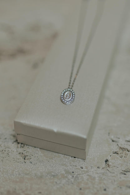 Colar Infantil Nossa Senhora das Graças Prata 925 Ródio Branco