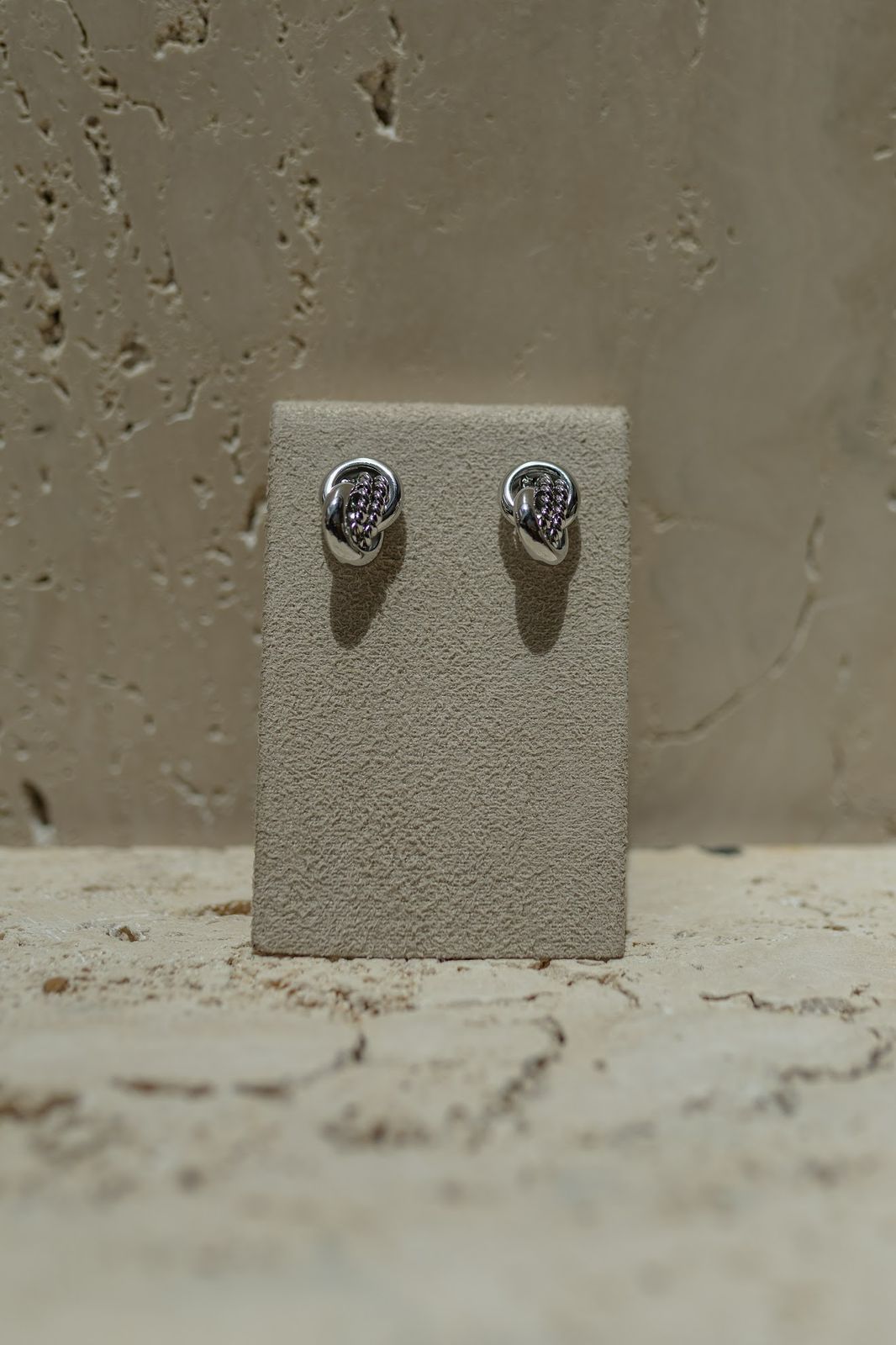 Brinco Elos Ródio Branco