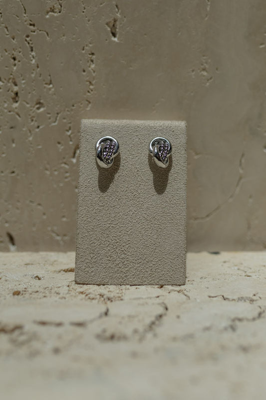 Brinco Elos Ródio Branco