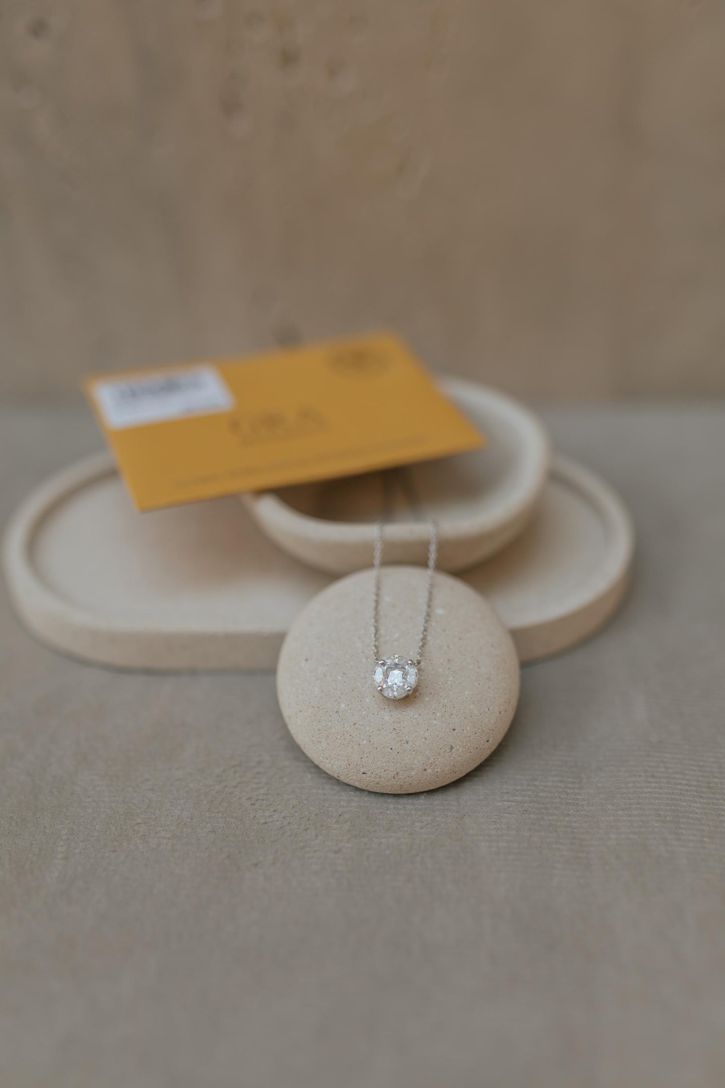 Colar Illusion Moissanite 10mm Prata 925