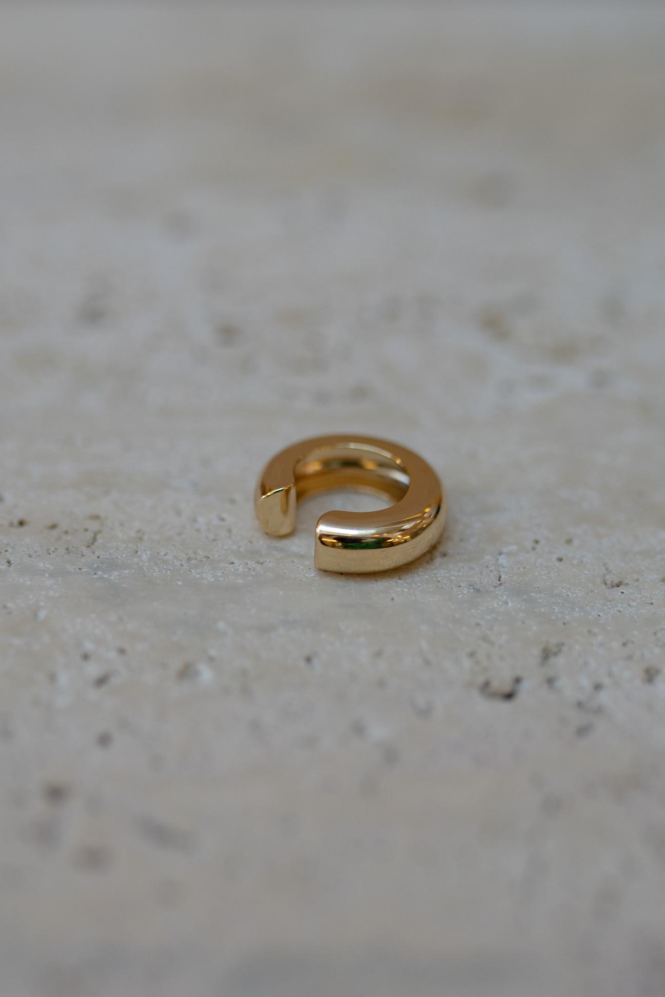 Piercing Fake Tubo Liso G Dourado