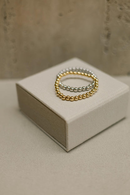 Pulseira de Bolas Dourado