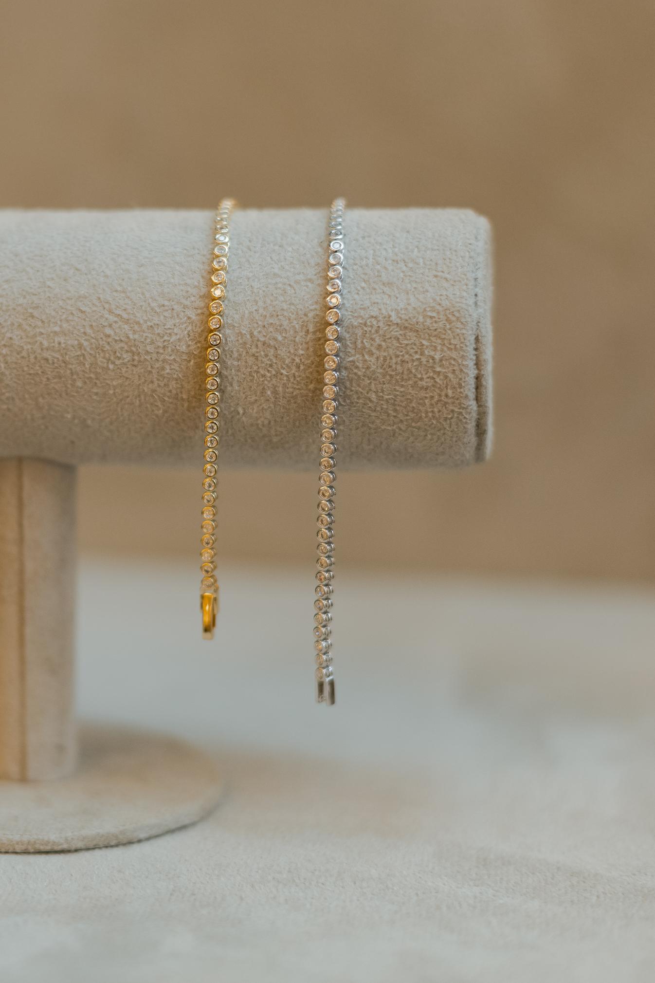 Pulseira Riviera Confete Dourado