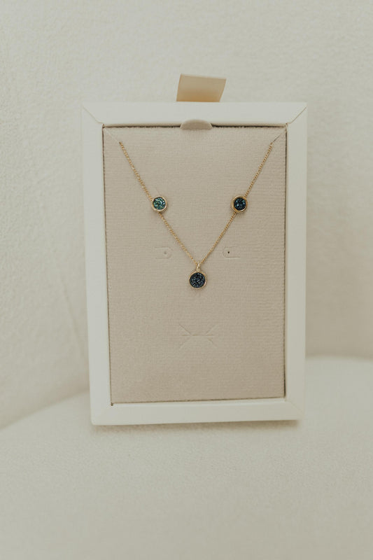 Conjunto Redondo Drusa Dourado