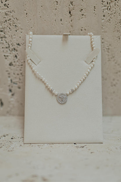 Colar Pérola de Água Doce Espírito Santo Prata 925 Ródio Branco