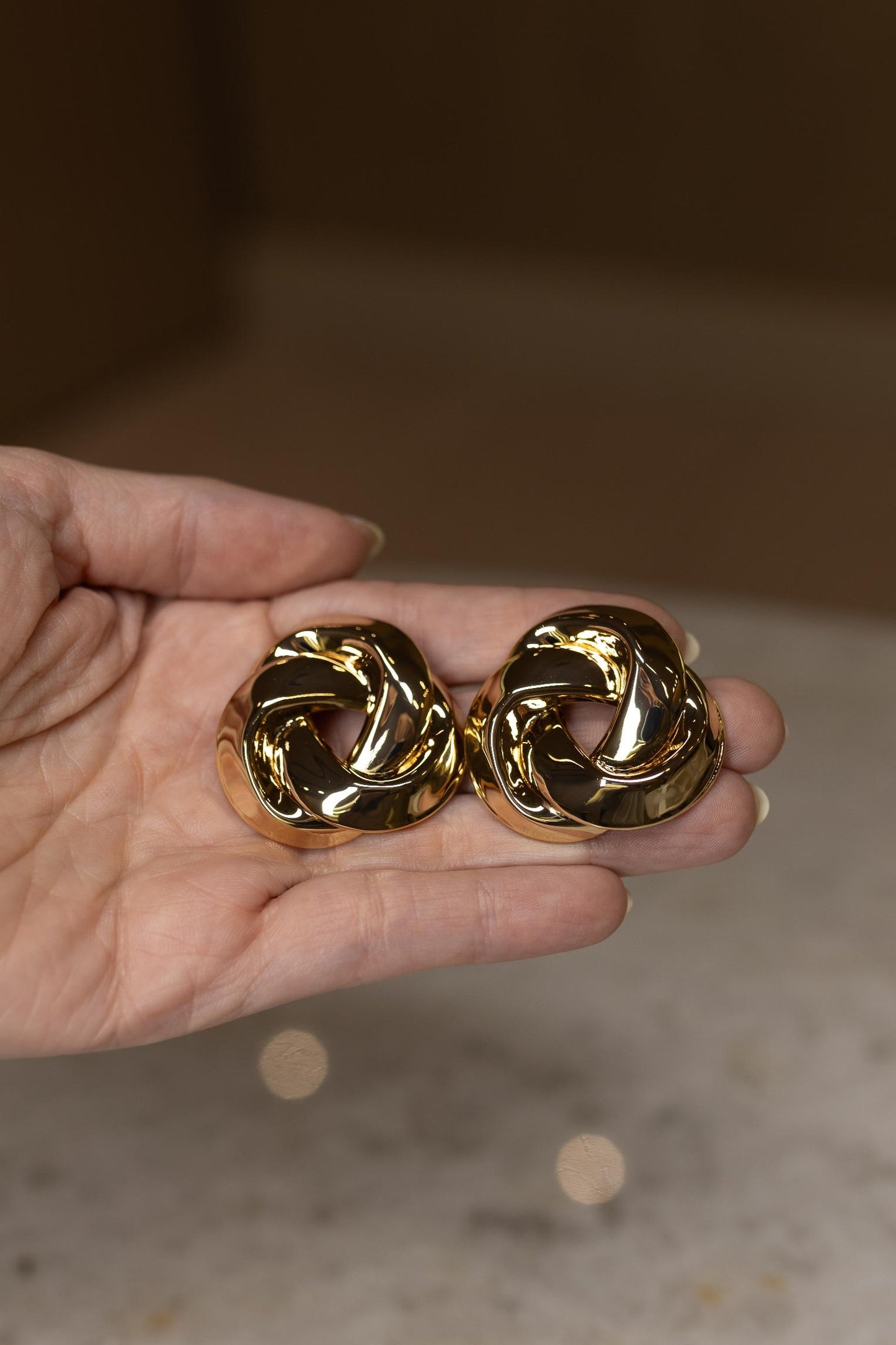 Brinco Maxi Elos Dourado