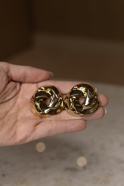 Brinco Maxi Elos Dourado