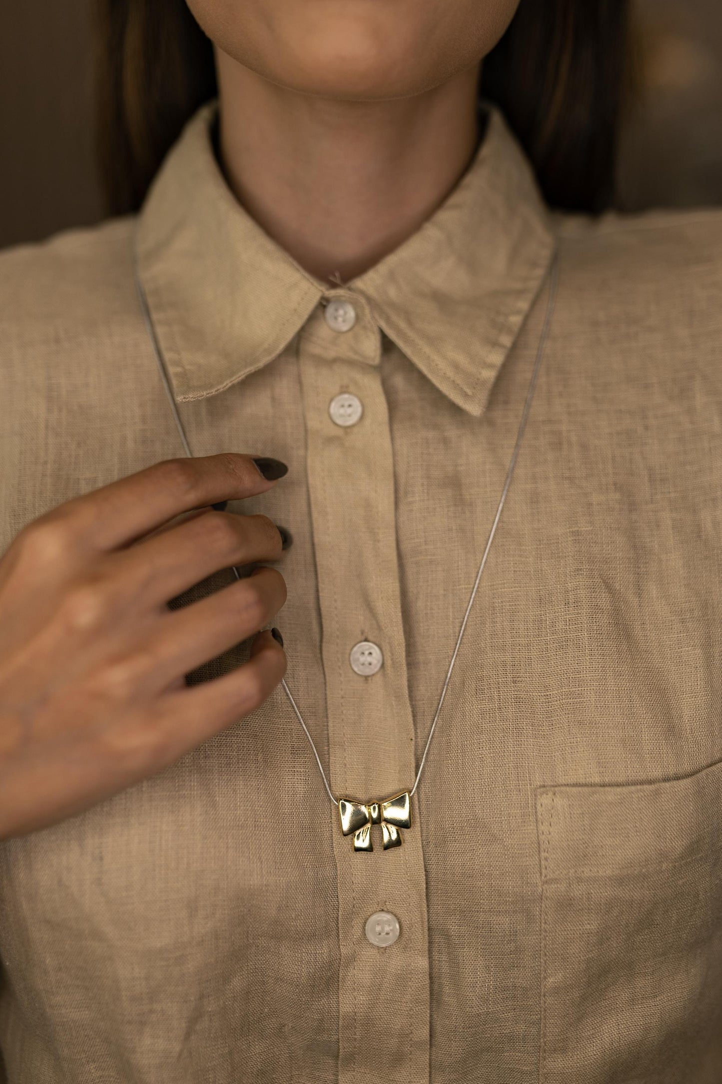 Colar Longo Laço Mix de Banhos