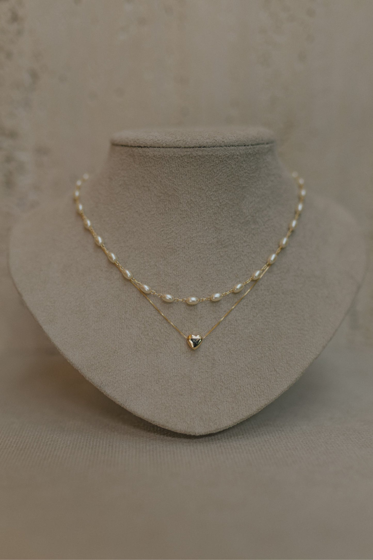 Colar Coração Liso Dourado