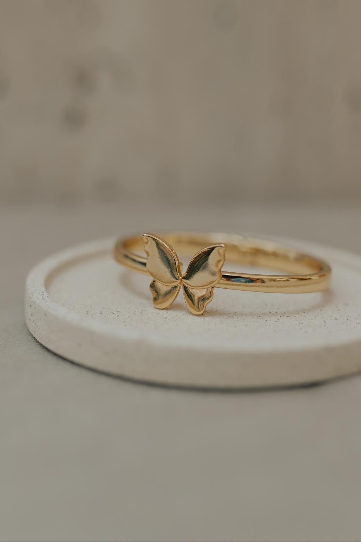 Bracelete Borboleta Dourado