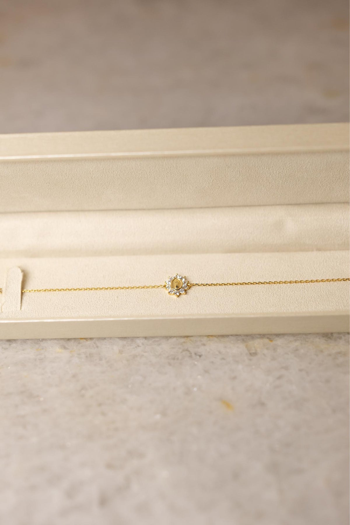 Pulseira Nossa Senhora de Fátima Prata 925 Dourado