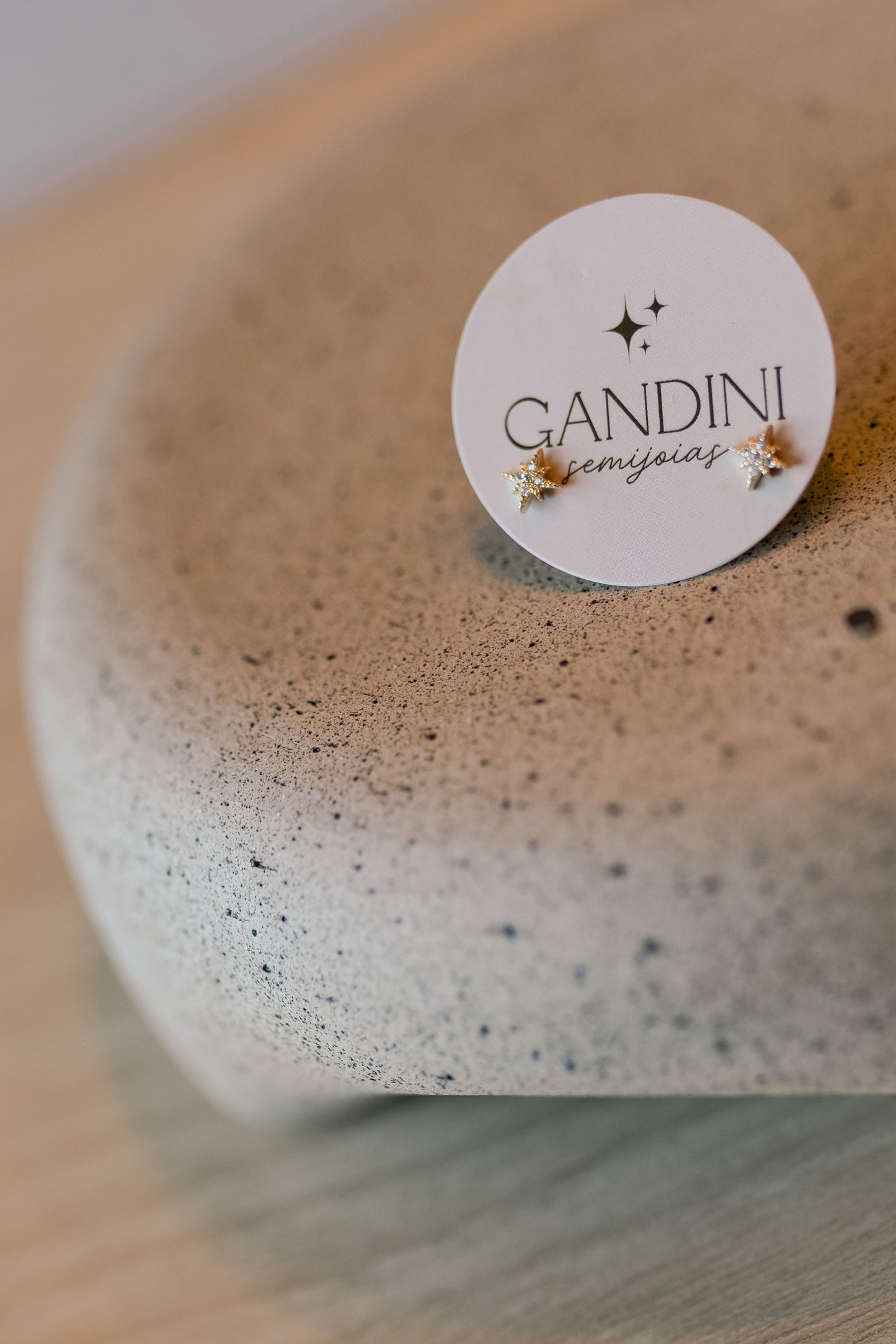 Brinco Mini Star Dourado