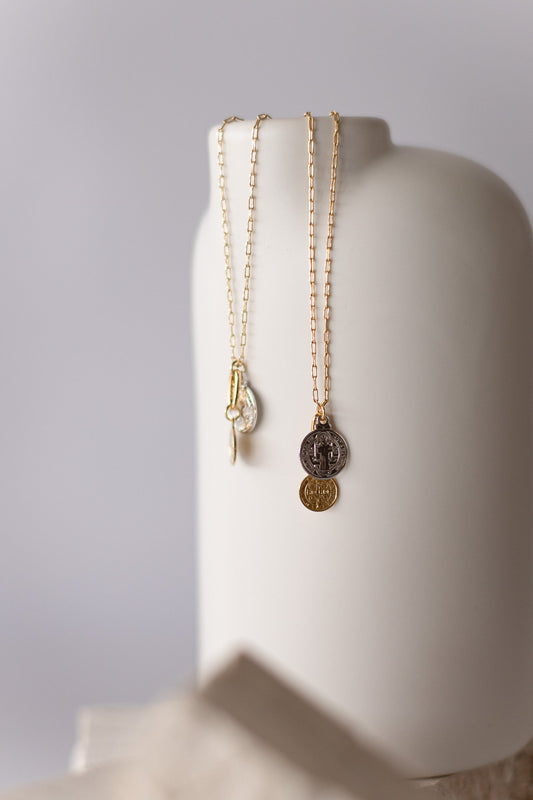 Colar Mini Medalhas de São Bento