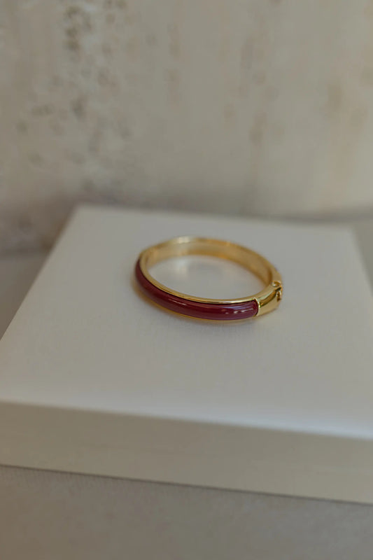Bracelete Marsala Dourado