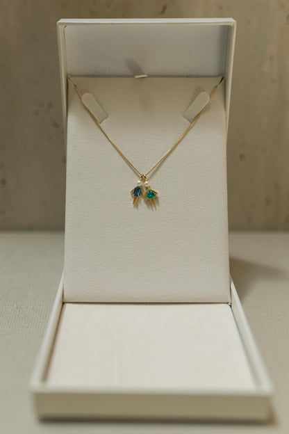 Colar Filhos com Pérolas Dourado