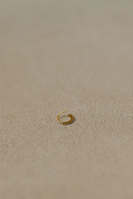 Piercing Hélix Torção Dourado
