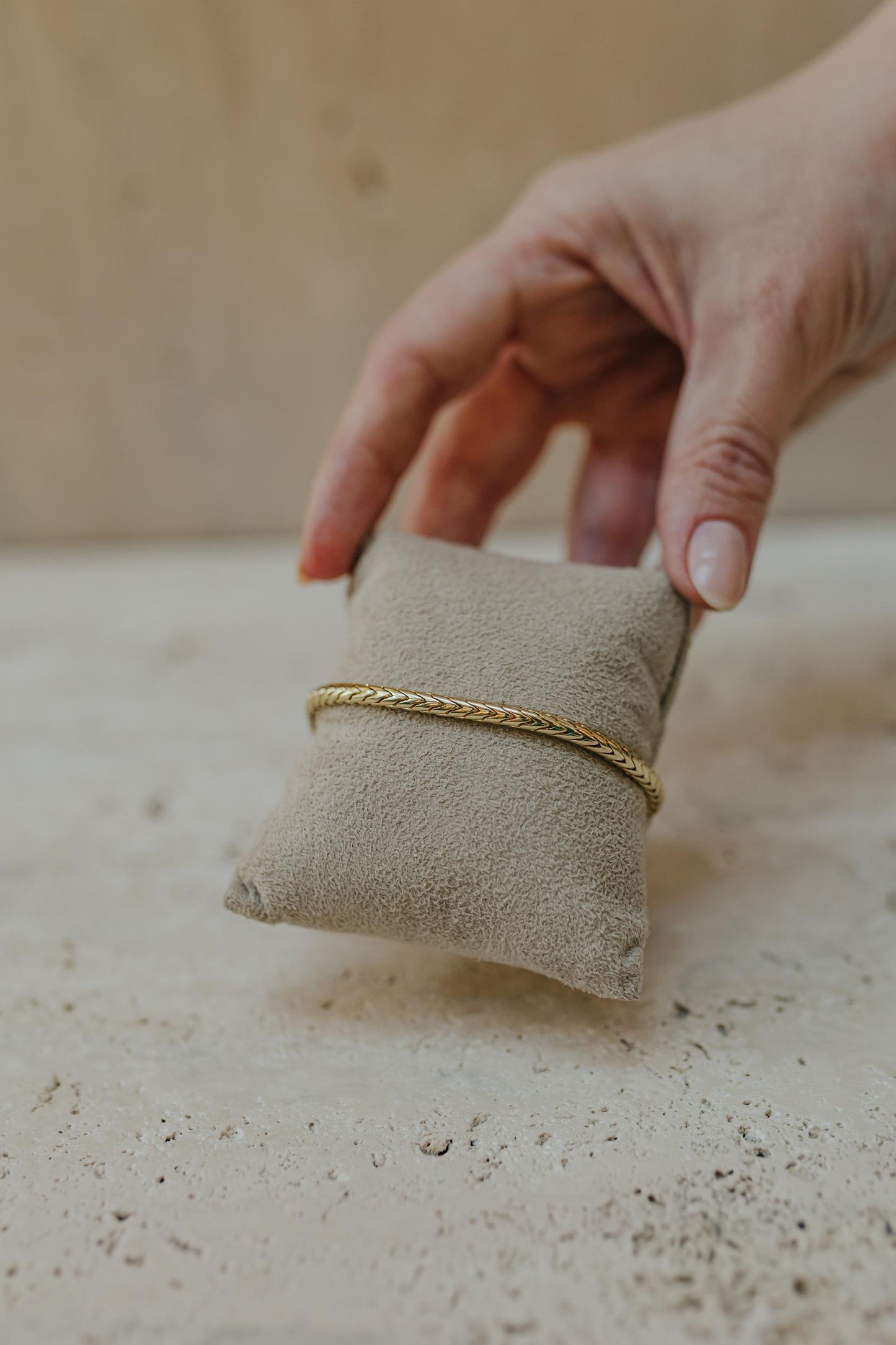 Pulseira Rabo de Rato Dourado