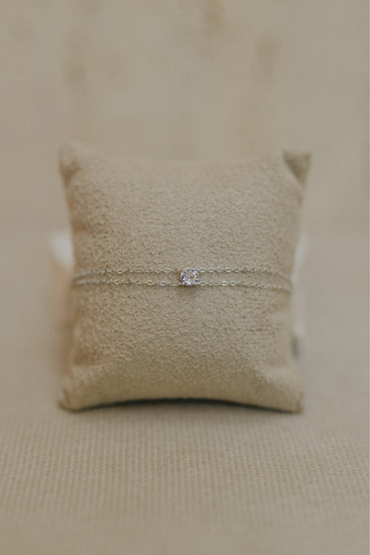 Pulseira Ponto de Luz Prata 925