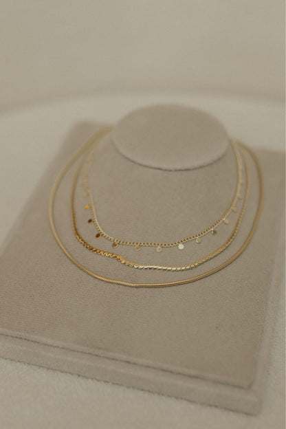 Choker Bolinhas Achatadas Dourado