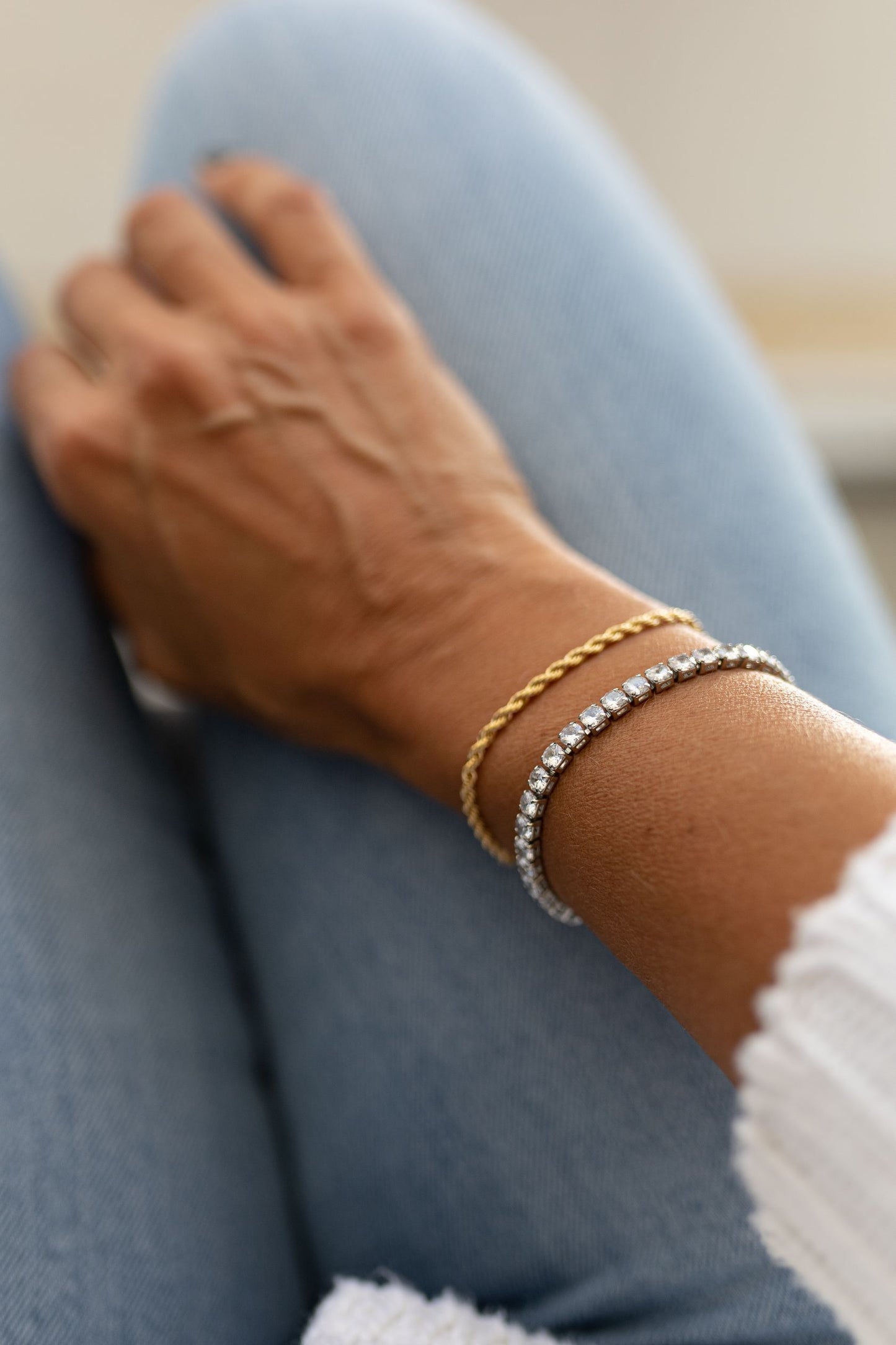 Pulseira Cordão Baiano 3mm Dourado