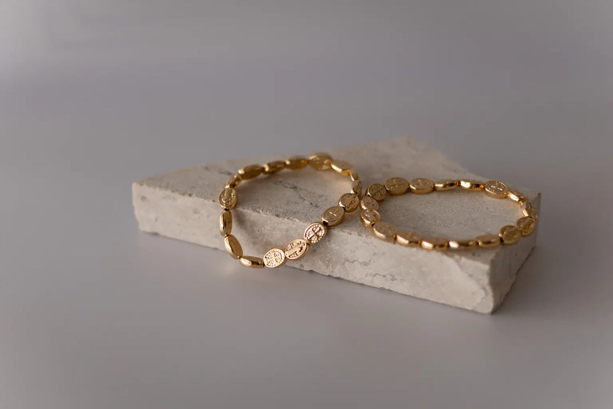 Pulseira de São Bento Dourado