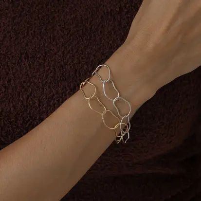 Pulseira Elos Orgânicos Dourado