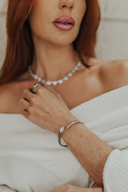 Colar Riviera Princesa Ródio Branco