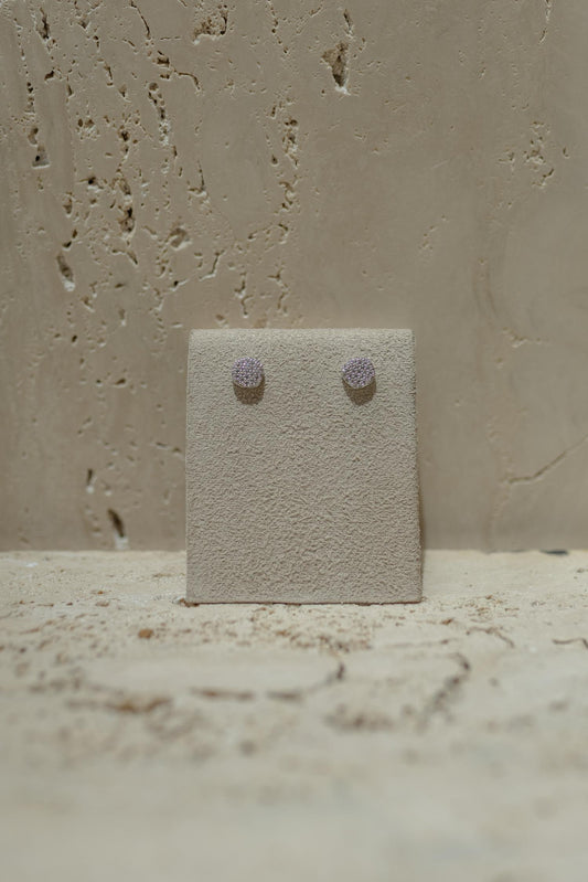 Brinco Orgânico Cravejado Ródio Branco G