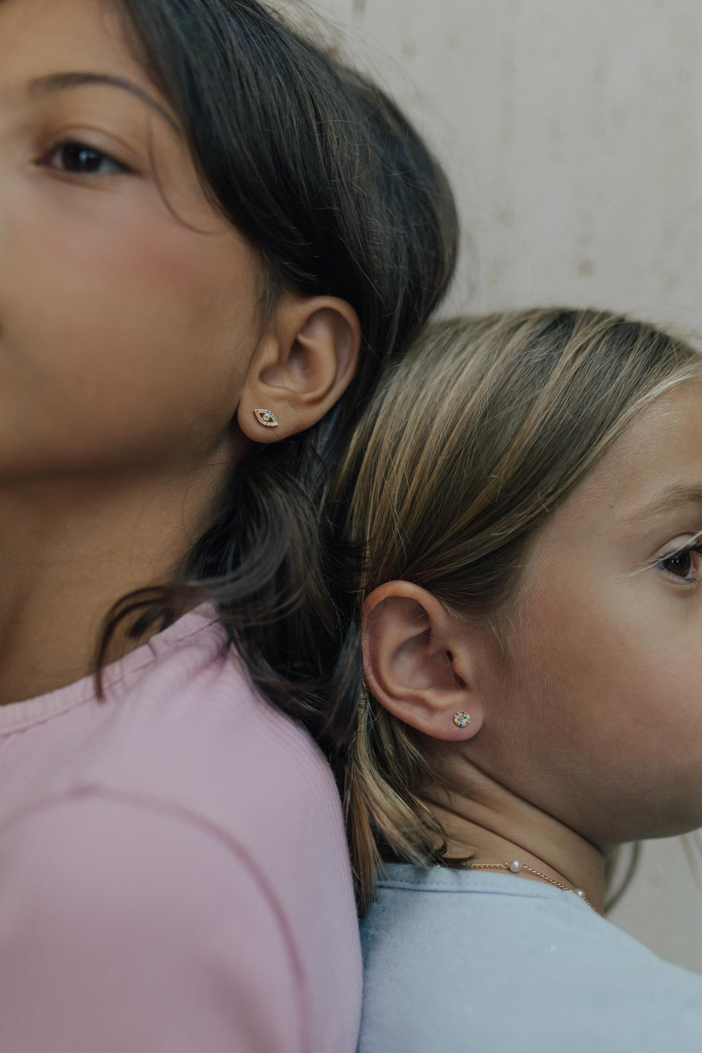 Brinco Olho Grego Rainbow Prata 925 Dourado