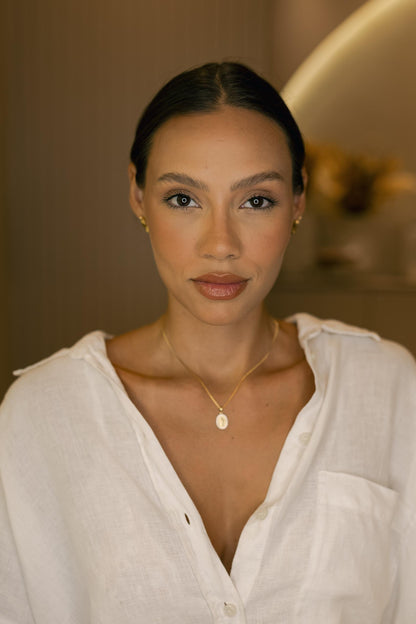 Colar Nossa Senhora de Guadalupe Mini Dourado