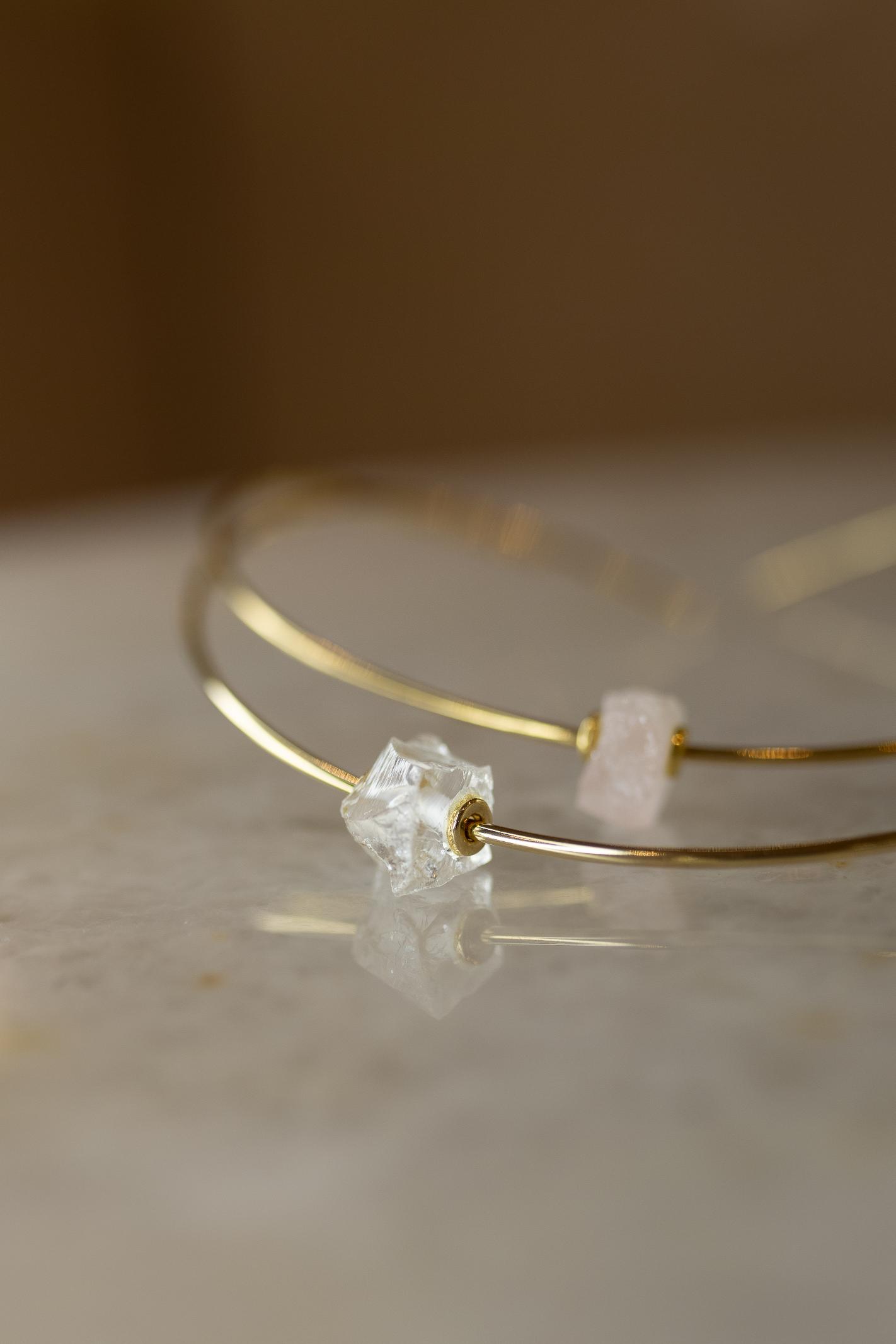 Choker Aro Pedras Naturais