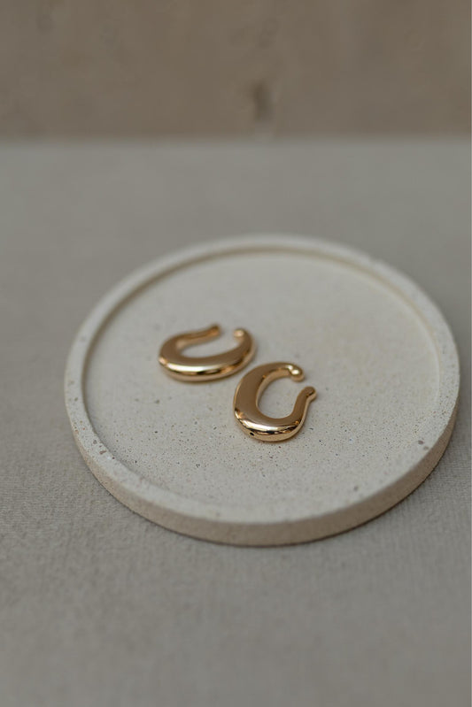Piercing Fake Ear Hook Encaixe Dourado