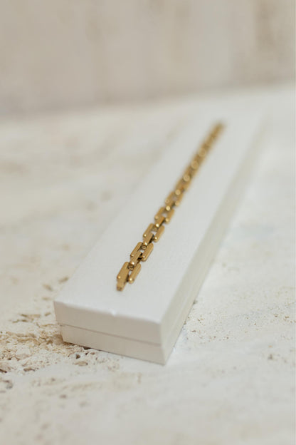 Pulseira de Elos Dourado