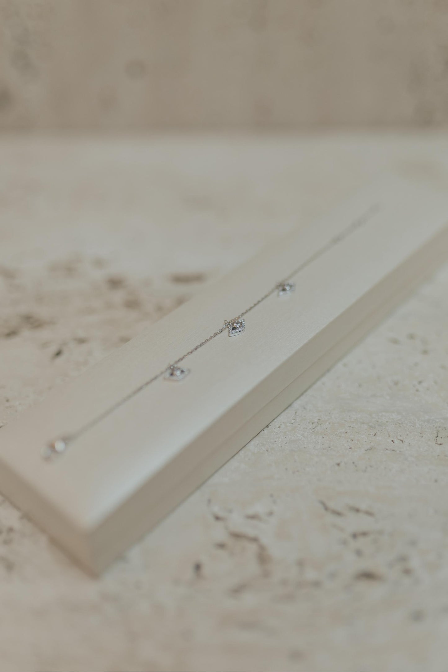 Pulseira Olho Grego Prata 925 Ródio Branco